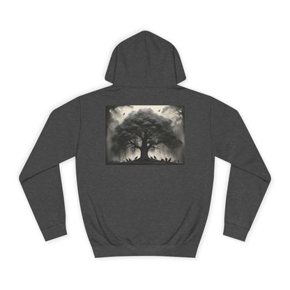 Echoes of the Abyss Graphic Unisex College Hoodie