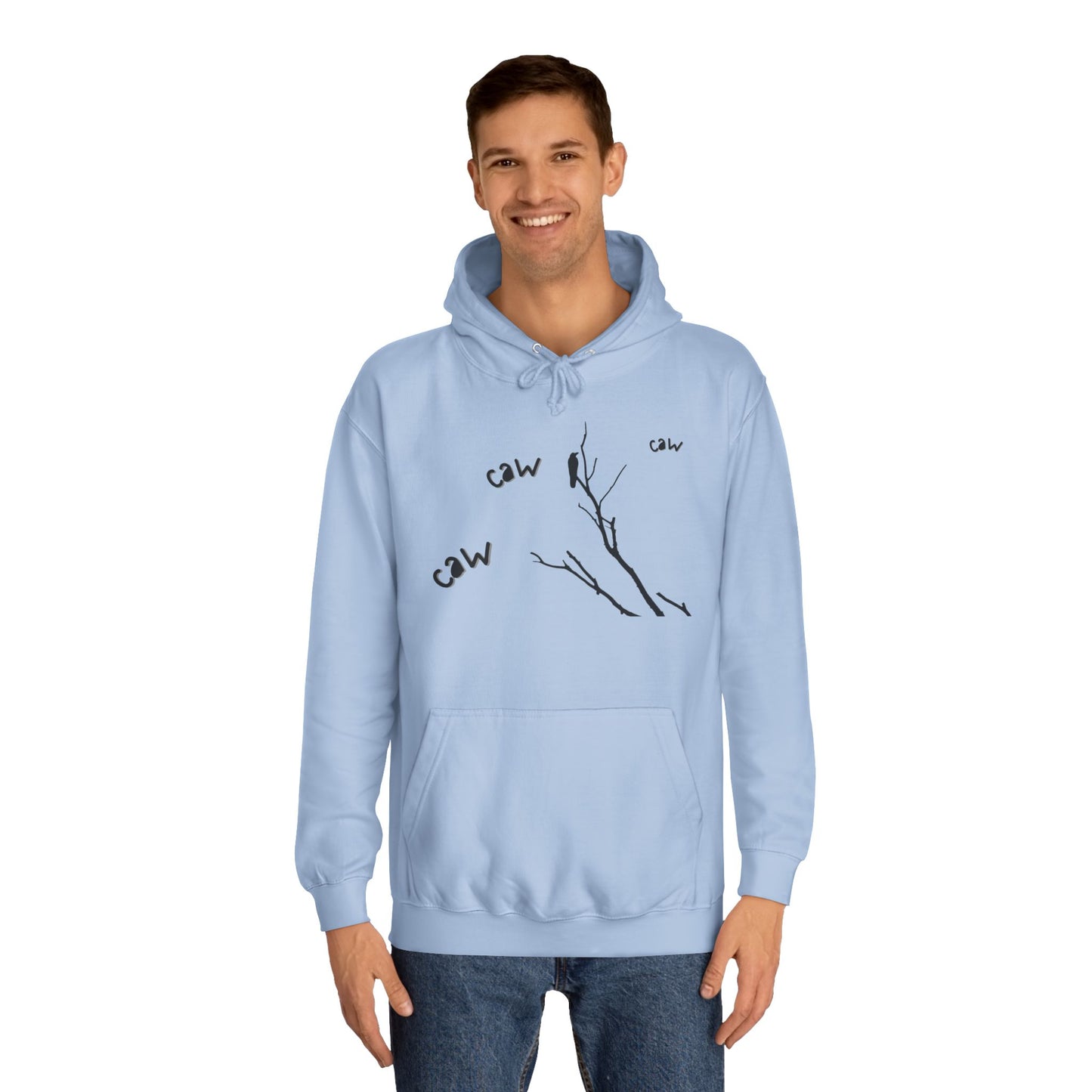 Echoes of the Abyss Graphic Unisex College Hoodie