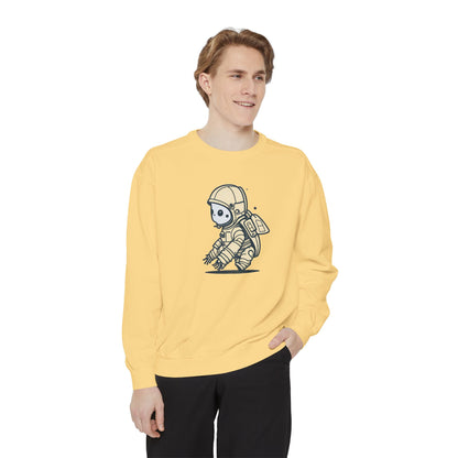 Galactic Guardian Turtle Unisex Garment-Dyed Sweatshirt