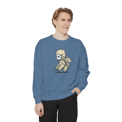 Galactic Guardian Turtle Unisex Garment-Dyed Sweatshirt