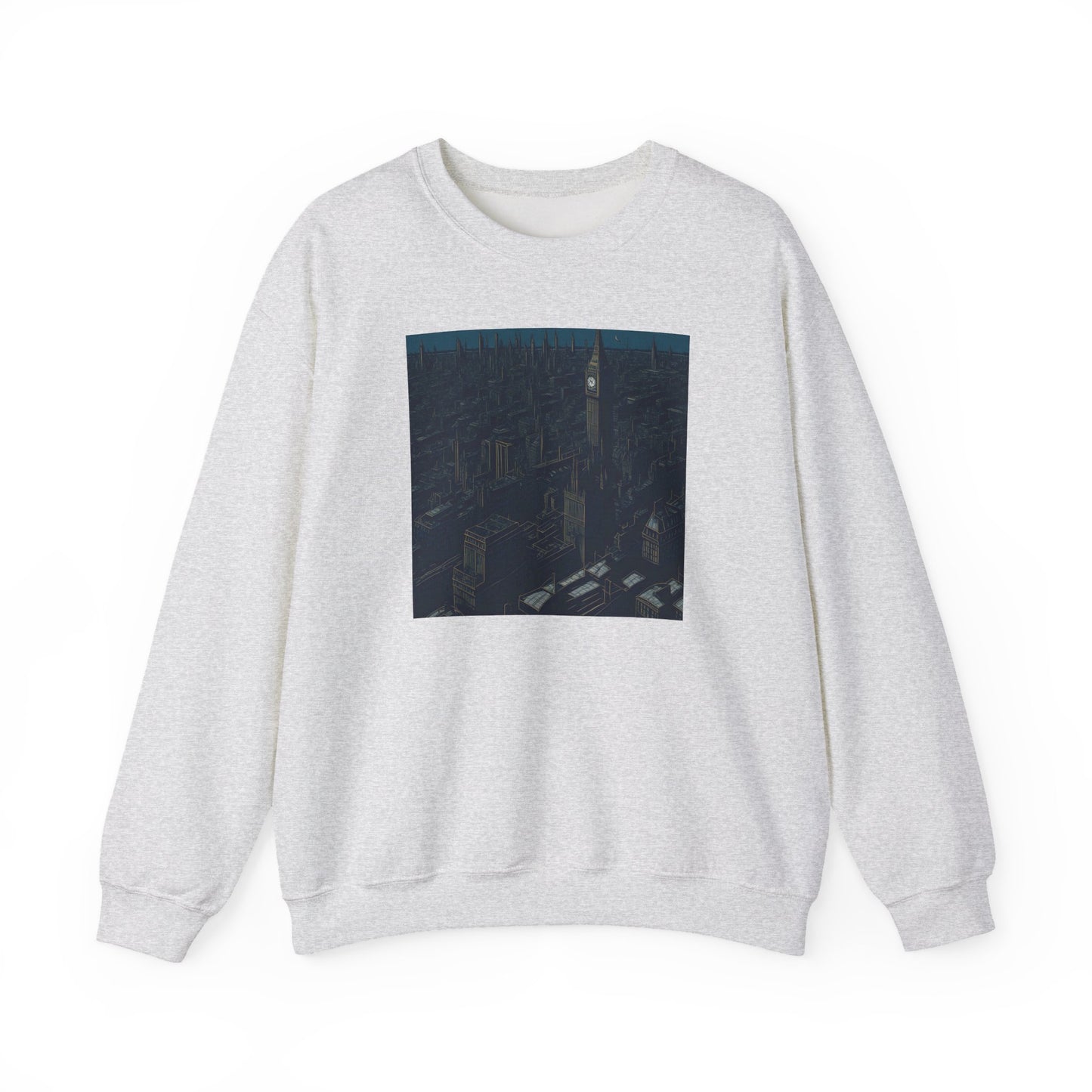 A city Unisex Heavy Blend Crewneck Sweatshirt