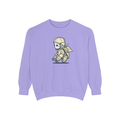 Galactic Guardian Turtle Unisex Garment-Dyed Sweatshirt