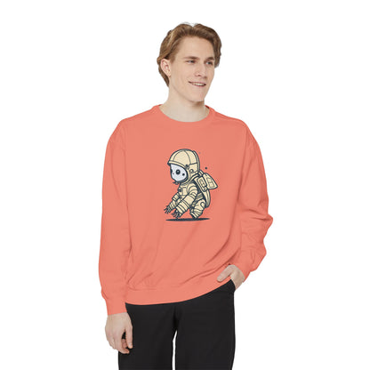 Galactic Guardian Turtle Unisex Garment-Dyed Sweatshirt