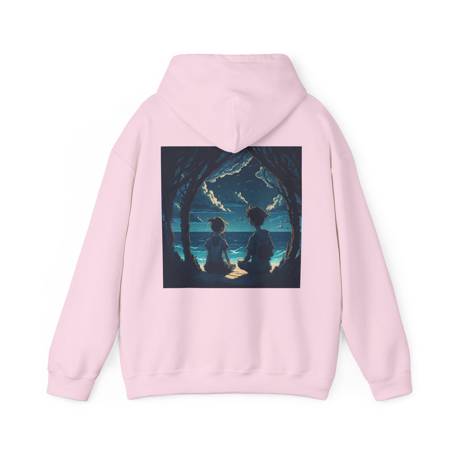Tranquil graphic Unisex Heavy Blend Hooded Sweatshirt