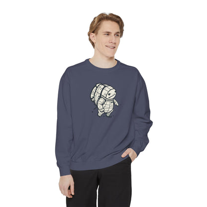 Celestial Explorer Turtle Unisex Garment-Dyed Sweatshirt
