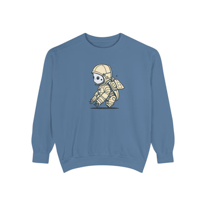 Galactic Guardian Turtle Unisex Garment-Dyed Sweatshirt
