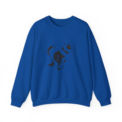 Whiskers in strokes Unisex Heavy Blend™ Crewneck Graphic Sweatshirt