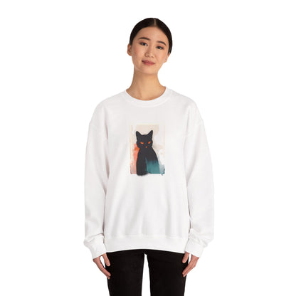 Grace in Purr Unisex Heavy Blend™ Crewneck Graphic Sweatshirt