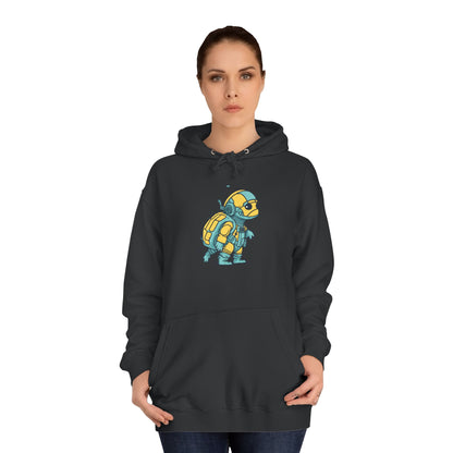 Cosmic Voyager Turtle Unisex College Hoodie