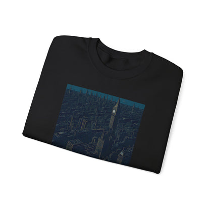 A city Unisex Heavy Blend Crewneck Sweatshirt