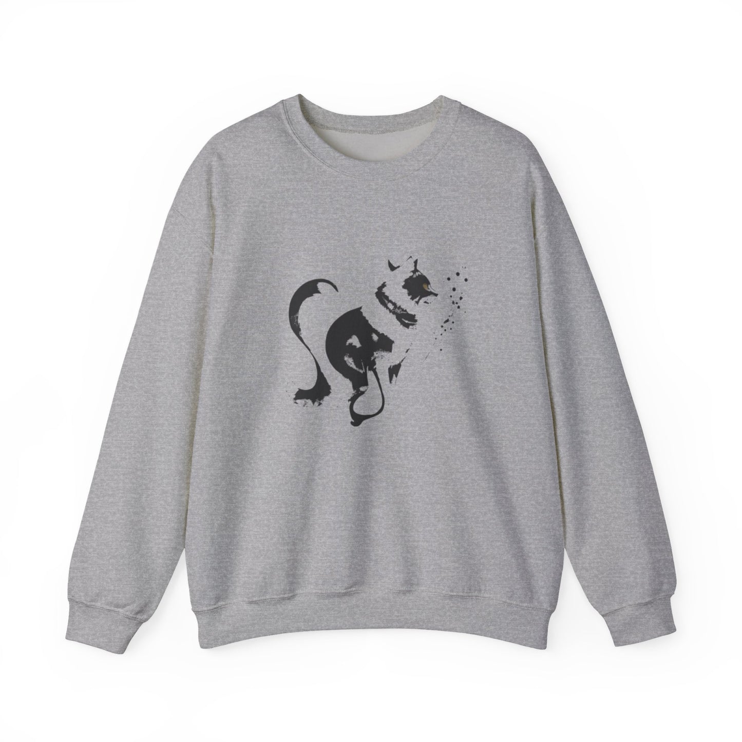 Whiskers in strokes Unisex Heavy Blend™ Crewneck Graphic Sweatshirt
