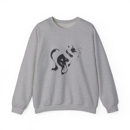 Whiskers in strokes Unisex Heavy Blend™ Crewneck Graphic Sweatshirt