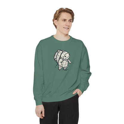 Celestial Explorer Turtle Unisex Garment-Dyed Sweatshirt