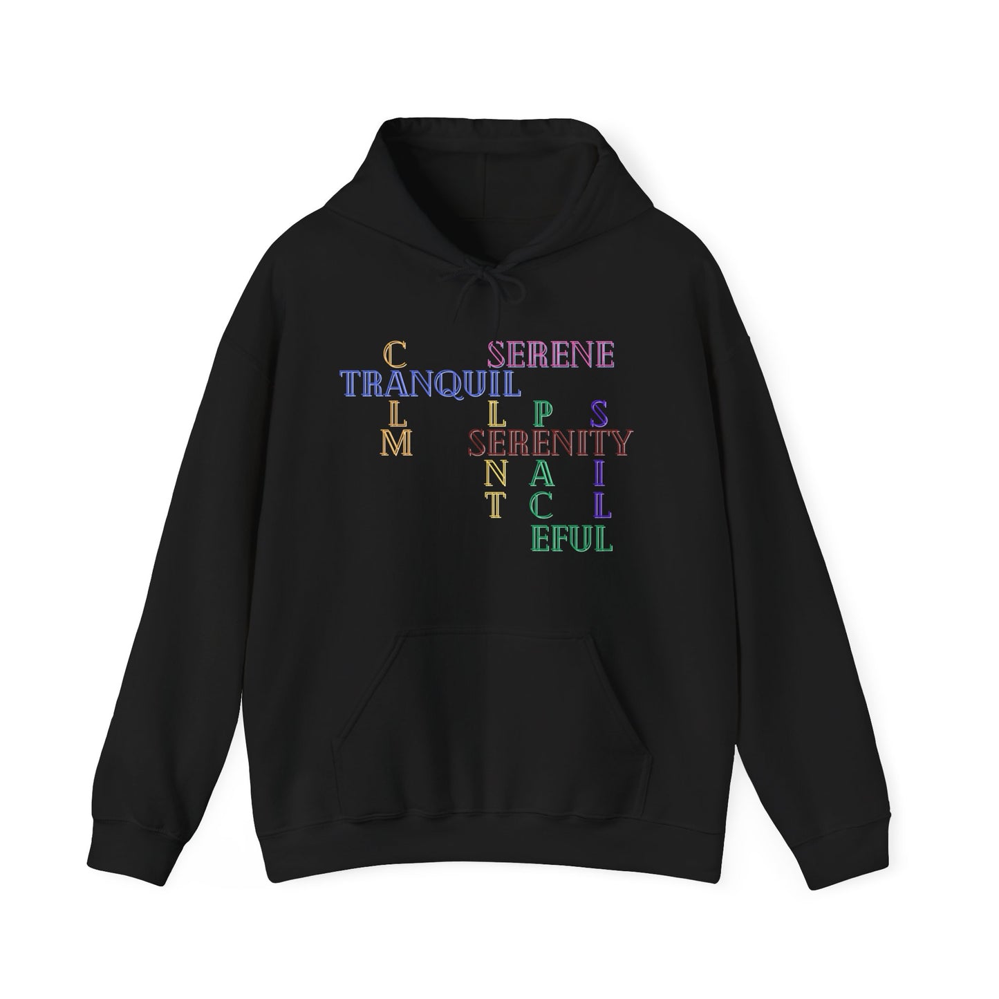 Tranquil graphic Unisex Heavy Blend Hooded Sweatshirt