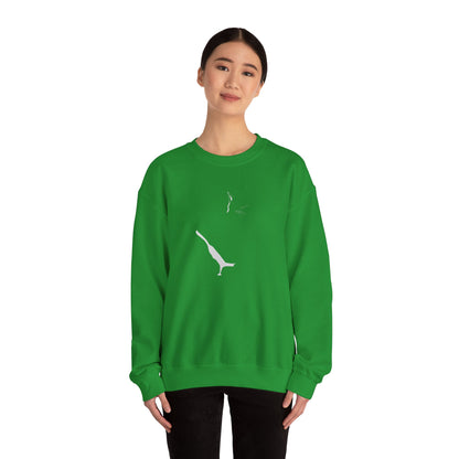 Whiskers in Shadow Unisex Heavy Blend™ Crewneck Graphic Sweatshirt