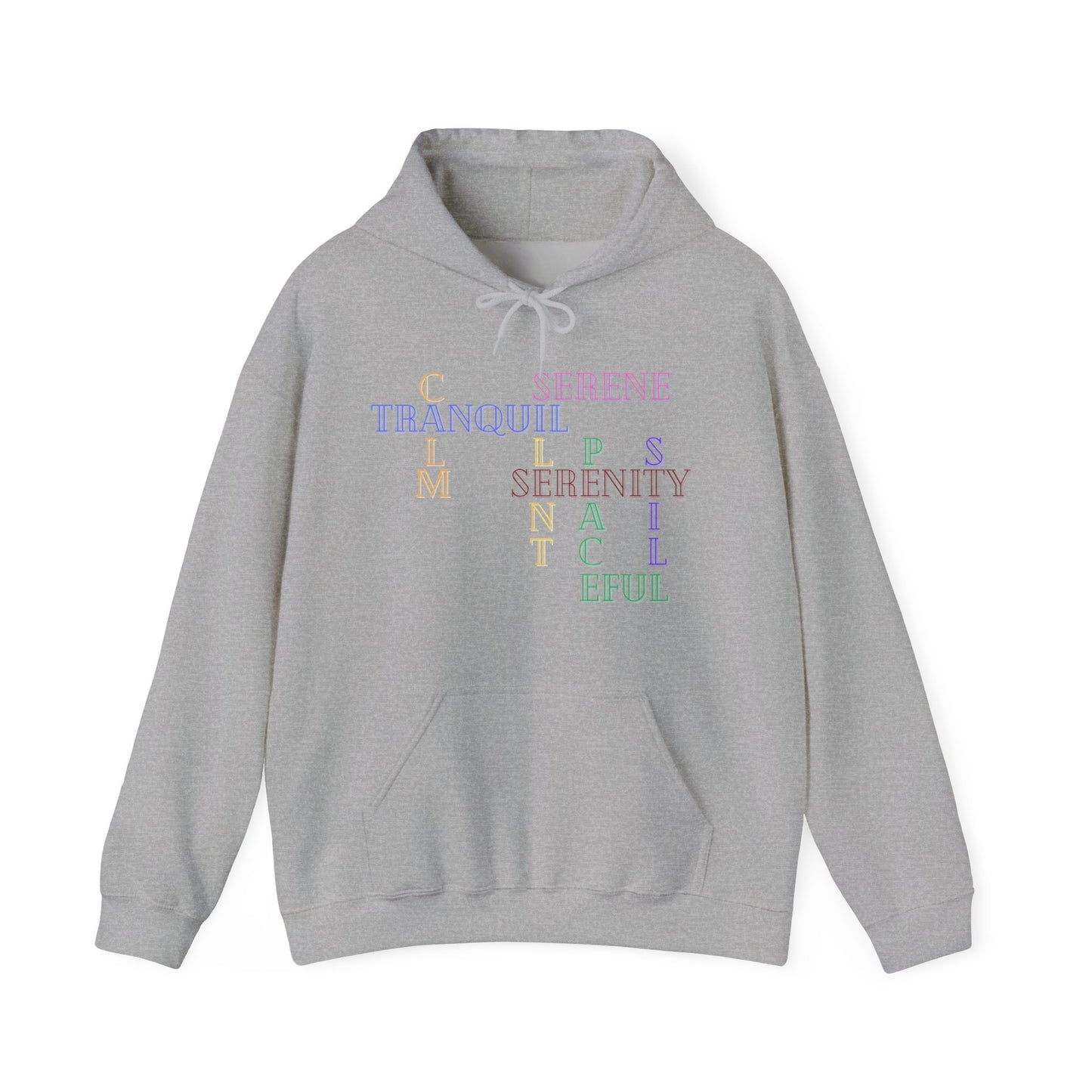 Tranquil graphic Unisex Heavy Blend Hooded Sweatshirt