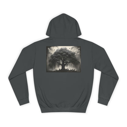Echoes of the Abyss Graphic Unisex College Hoodie